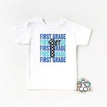 Load image into Gallery viewer, 1st Grade Shirt | Back To School Shirt | 1st Day Of School | Boys 1st Grade Shirt | First Grade Shirt | 1st Grade Boy | Boys School Shirt