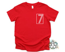 Load image into Gallery viewer, 7th Birthday Shirt