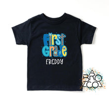 Load image into Gallery viewer, First Grade Shirt - First Day Of School - Back To School - School Shirt Boy - Personalized Shirt