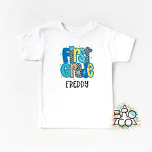 Load image into Gallery viewer, First Grade Shirt - First Day Of School - Back To School - School Shirt Boy - Personalized Shirt