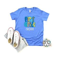 Load image into Gallery viewer, First Grade Shirt - First Day Of School - Back To School - School Shirt Boy - Personalized Shirt