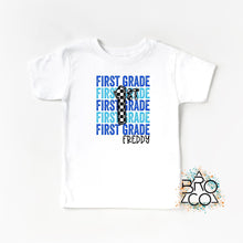 Load image into Gallery viewer, 1st Grade Shirt - Back To School Tee - Boys School Tee - Personalized Shirt - First Day Of School - First Grade Shirt