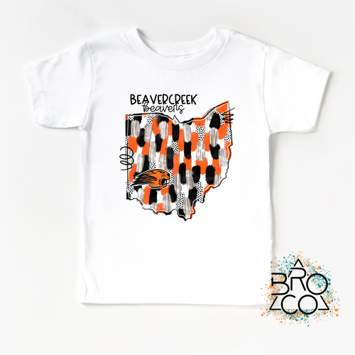 Beavercreek Beavers Ohio - White Tshirt