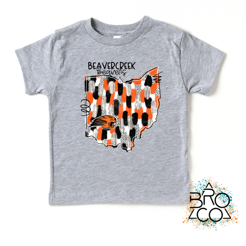 Beavercreek Beavers Ohio - Grey Tshirt
