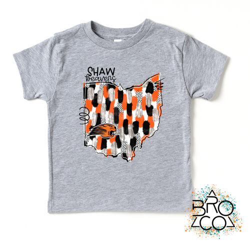 Shaw Beavers Ohio - Grey Tshirt