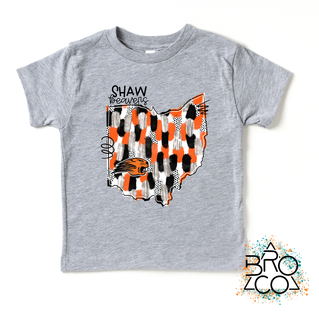 Shaw Beavers Ohio - Grey Tshirt