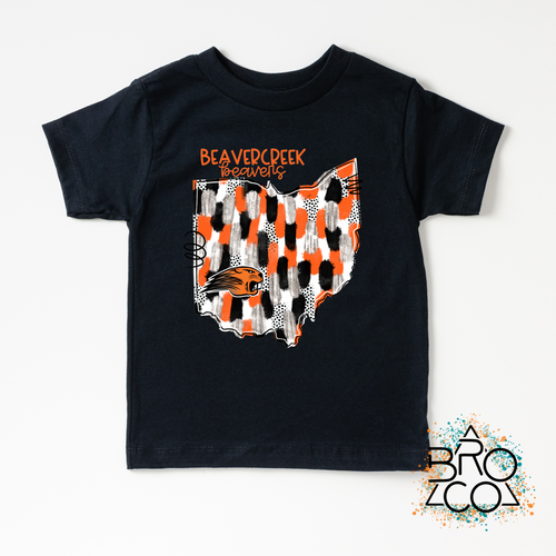 Beavercreek Beavers Ohio - Black Tshirt