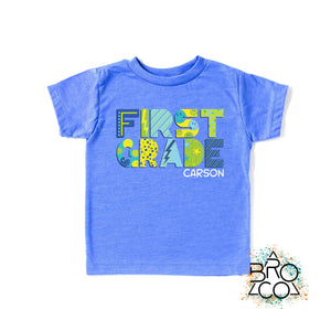 Boys School Shirt - Back To School Shirt - First Day Of School - First Grade Tshirt - 1st Grader Boy Shirt - Boy First Grade Tee