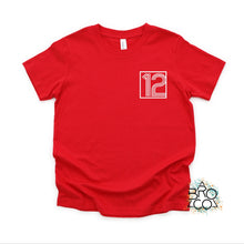 Load image into Gallery viewer, 12th Birthday Shirt | Birthday Shirt Boy | 12 Birthday Shirt | Boys 12th Birthday | Birthday Party Shirt | Twelve Birthday | Twelve Shirt