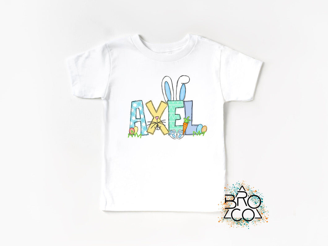 Personalized Easter Tee - Boy Easter T-shirt - Custom Easter Shirt - Easter Name Tee - Personalized Easter Gift