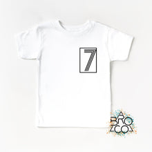 Load image into Gallery viewer, 7th Birthday Shirt