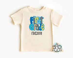 First Grade Shirt - First Day Of School - Back To School - School Shirt Boy - Personalized Shirt