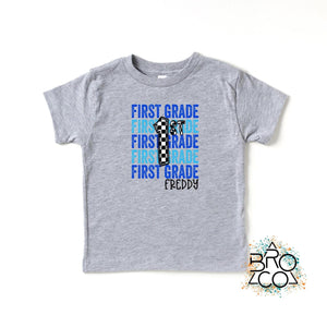 1st Grade Shirt - Back To School Tee - Boys School Tee - Personalized Shirt - First Day Of School - First Grade Shirt