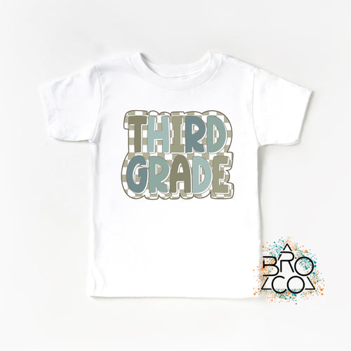 Third Grade Back To School Shirt - First Day Of School - Boys School Tee - 3rd Grade Shirt - School Tshirt Kids - Graphic Tee